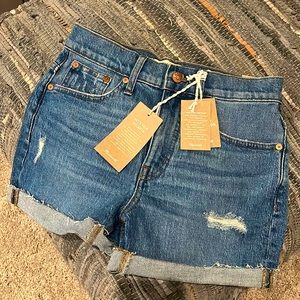 NWT Madewell jean shorts 💙